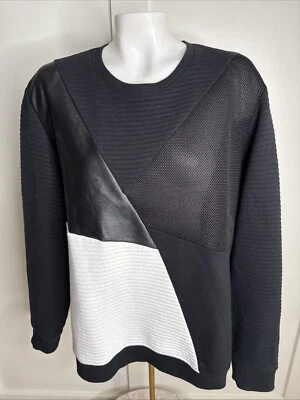 INC International Concepts Women's Black XL Long Sleeve Pullover Sweatshirt - Image 1 of 4