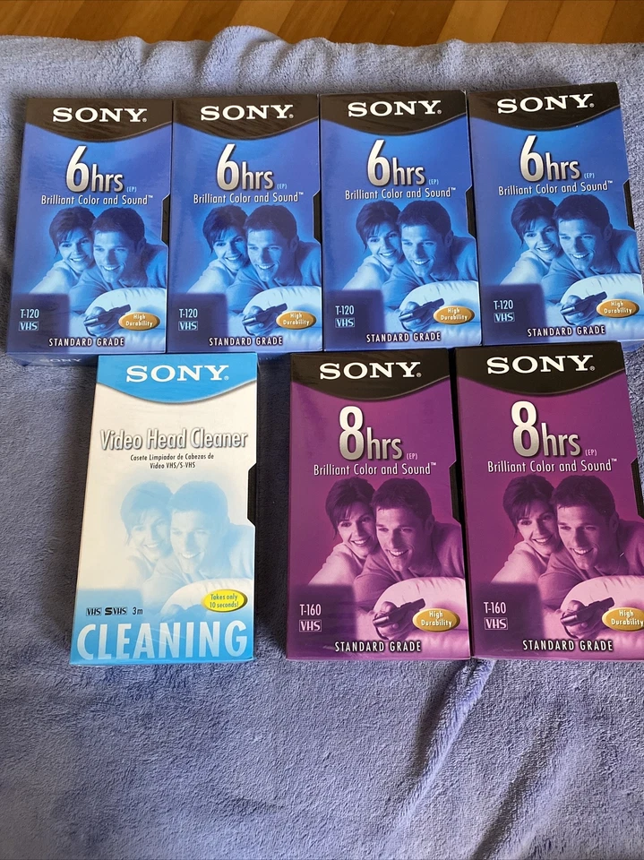 Sony VHS Video Head Cleaner T-6CLDL - &