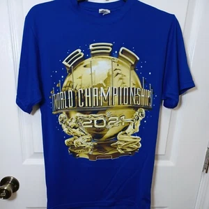 Adult Unisex Augusta Spotrwear Blue Short-sleeve BSC 2021 World Championships... - Picture 1 of 12