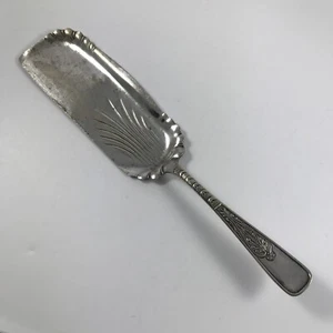 Antique HOLMES & EDWARDS "ASSYRIAN / GREEK" Silver Plate CRUMB CATCHER pat. 1889 - Picture 1 of 5