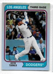 2020 Topps Archives Justin Turner Mega Box Foil #167 Los Angeles Dodgers - Picture 1 of 2