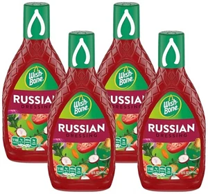 Nuevo aderezo para ensaladas rusas Wish-Bone, 15 FL OZ (paquete de 4) envío gratuito - Imagen 1 de 3