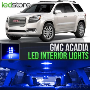 2007-2016 GMC Acadia Blue LED Lights Interior Kit - Picture 1 of 6