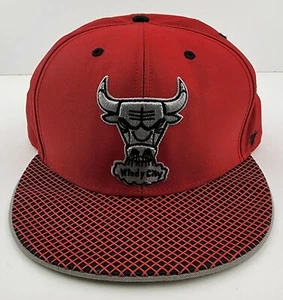 Chicago Bulls Windy City Logo Strapback Hat Cap 47 Brand Mesh Style Brim - Picture 1 of 9