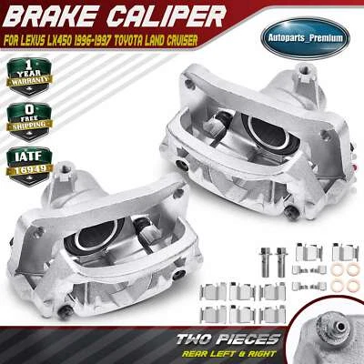 2x Pinza de freno con soporte para Toyota Land Cruiser 93-97 Lexus LX450 96-97 trasero Foto 1 de 4