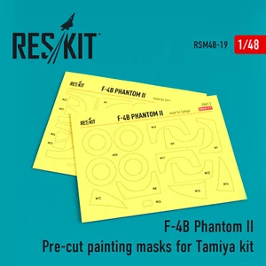 RESKIT 1/48 F-4B Phantom II Pre-cut Mask (TAM) FREE SHIP from USA RSM48-0019 - Picture 1 of 1