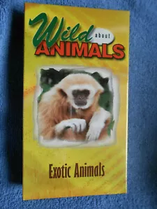 Wild About Animals VHS,1999 EXOTIC ANIMALS "NEW" - Picture 1 of 2