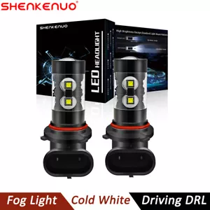 9005 White LED DRL Daytime Running Light Bulbs For Honda Civic Acura MDX RDX A - Foto 1 di 14