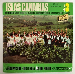AGRUPACION FOLKLORICA ROQUE NUBLO - ISLAS CANARIAS - SPANISH 7¨ EP, PS, GATEFOLD - Picture 1 of 5
