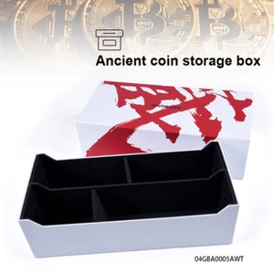 Halter-weiße Münzplatten Box Abfangschild passend für 50 zertifizierte PCGS NGC  - Bild 1 von 12