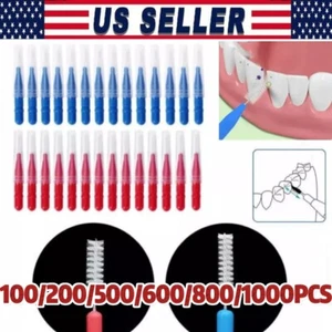 Dental Orthodontic Oral Floss Interdental Brush Lot Toothpick Teeth Cleaning - Picture 1 of 11