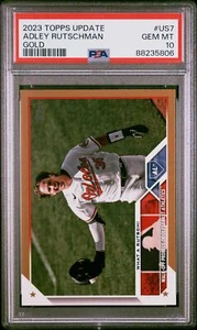 2023 Topps Update Adley Rutschman #US7 Gold /2023 PSA 10 - Picture 1 of 2