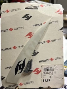 White Hyperlite .8 A-Wing Fin -  New with Screws. Original Packaging. WAKEMFG. - Picture 1 of 3