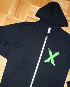 StockX Hoodie Logo Reißverschluss Sweatshirt Street Wear Skate Sneaker schwarz Medium - Bild 1 von 8
