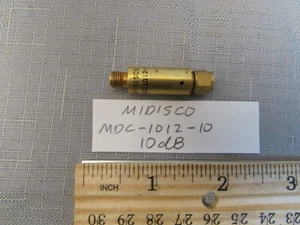 Midisco SMA M-F Attenuator MDC-1012-10 10dB RF Microwave - Picture 1 of 1