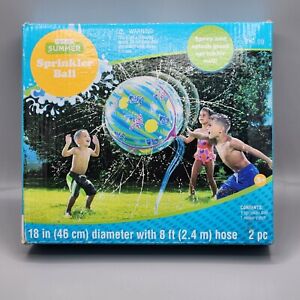 Creatology Summer Sprinkler Ball Inflatable Family Water Toy 18 inches