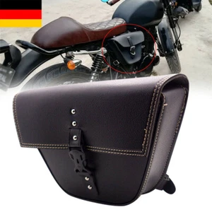 Universal Motorrad Satteltaschen Seitentasche Gepäcktaschen für Cafe Racer ATV - Bild 1 von 8