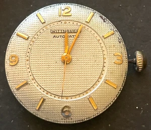 Vintage Wittnauer Men's Automatic Watch Movement Parts Ticks 17j Swiss - Picture 1 of 4