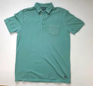 Marc O'Polo Men's Large Sage Blue Green Garment Dyed Polo Shirt - Picture 1 of 8