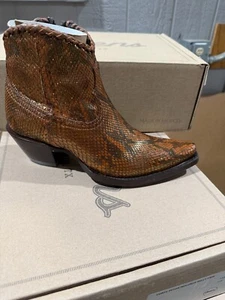 Allens Boots Geniune Python Bootie 6B - Picture 1 of 2