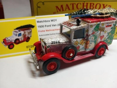 Matchbox MoY Code 2 XMas-Modell Ford A 2024 umgebaut Gold Box  1 von 3 Typ C - Bild 1 von 2