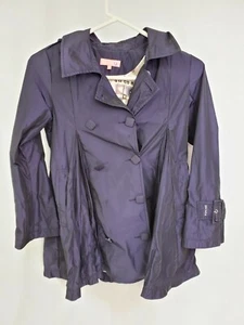 Escada Girls Purple Windbreaker Jacket - Size 10 - Picture 1 of 10