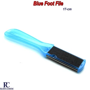Hard Dead Skin Removal Nail Care Chiropody Podiatry Foot Care Blue Foot File - Picture 1 of 5