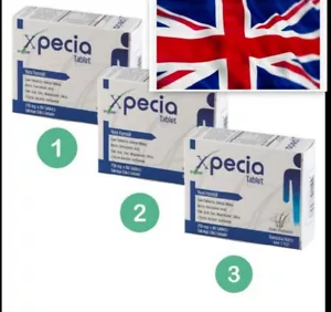 Best 3X Xpecia PARA HOMBRE 750mg X 60 COMPRIMIDO PARA TRATAMIENTOS DE CAÍDA DEL CABELLO Exp 2027 - Imagen 1 de 2