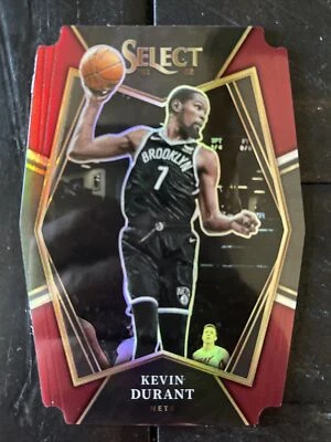 2021-22 Panini Select Basketball /175 Kevin Durant Premier Level Die Cut Red - Image 1 of 2