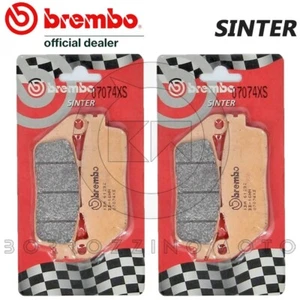 4 Pastillas Freno Delanteros BREMBO Sinterizado 07074XS Peugeot Satelis 400 2009 - Imagen 1 de 4
