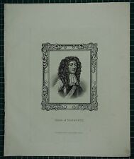 1820 DATED ANTIQUE PRINT ~ DUKE OF MONMOUTH