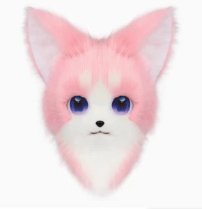 Fursuit Long Haired Husky Fox Mascot Head Party Halloween Fur Role-playing A47# - Picture 1 of 5