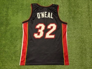 NBA MIAMI HEAT BASKETBALL SHIRT JERSEY SIZE L SHAQUILLE O'NEAL #32 - Picture 1 of 11