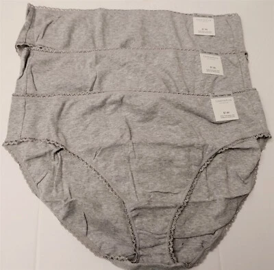 Bragas Charter Club 100 % algodón - 3 pares - gris - 1X Foto 1 de 4