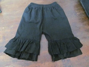 NEW-TRENDY BOUTIQUE SHORTIE BLACK BIG Tiered Ruffled Shorts XXL 5 5T SLIM-NEW - Picture 1 of 1