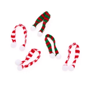 4pcs Dollhouse christmas 1:6 1:12 scarf wrap Baby for 11.5" doll decorations - Picture 1 of 5
