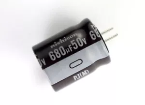 20 Stck. Nichicon PJ 680uF 50 V 105C radialer Elektrolytkondensator NEU - Bild 1 von 1