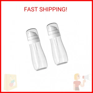 Travel Spray Bottles for Hair and Face, 2 Pack 3.4oz Fine Mist Refillable Spray - Picture 1 of 2