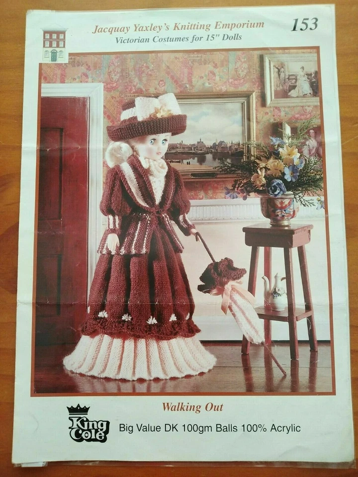 JACQUAY YAXLEYS WALKING OUT KNITTING PATTERN VINTAGE  - Image 1 of 1