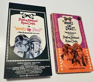What's Up Doc? 1972 Movie VHS & Movie Tie In Paperback Barbra Streisand lot2 - Picture 1 of 5