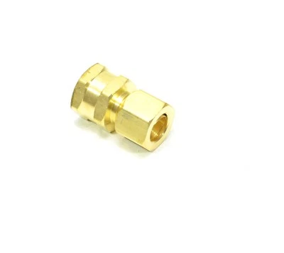 1/2 Od Compression Tube to 1/2 Npt Female Pipe Adapter Fitting Water Oil Gas - Image 1 of 4