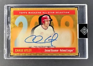 2024 Topps Transcendent Chase Utley 1960 Topps All-Star Superfractor Auto 1/1 - Foto 1 di 2