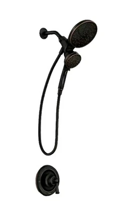 全新 Moen 82610BRB Brecklyn Posi Temp Magnetix 淋浴龙头 地中海 青铜 — 第 1/4 张图片