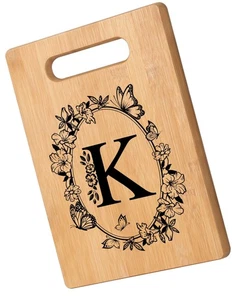 Initialen Weihnachten Geburtstag Geschenke für Frauen, Personalisiertes Schneidebrett Frauen... - Bild 1 von 7