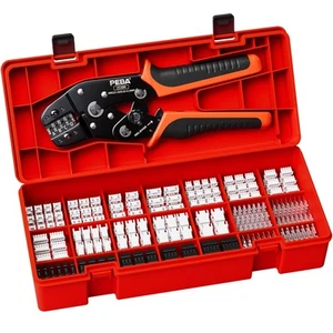 PEBA Micro Crimp Tool Kit Connettore, 21 Tipi JST-XH 2.5mm/Dupont 2.54mm Conn... - Foto 1 di 8
