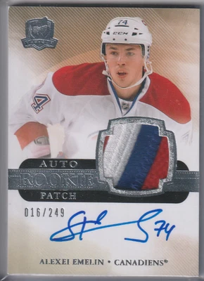 Alexei Emelin 2011-12 Upper Deck The Cup Rookie Patch Auto #/249 - Image 1 of 2