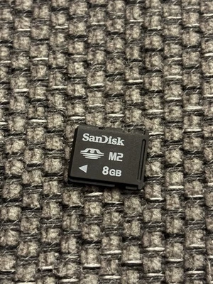 8GB Sandisk M2 Memory Card For Sony Ericsson Walkman Sony PSP Go Etc Working - Image 1 of 2
