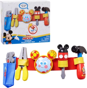 Disney Mickey Toodles Talk'n Toolbelt and Kids Play Tool Accessories New Toy - Picture 1 of 3