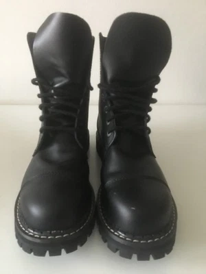 Angry Itch / 8-Loch Stiefel / Schnürstiefel / Größe EU 47 / schwarz - Bild 1 von 4