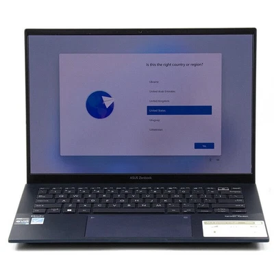 ASUS Zenbook 14" 2.8K OLED Laptop - 12th Gen i5 - 8GB RAM - 256GB SSD - Ponder - Image 1 of 4